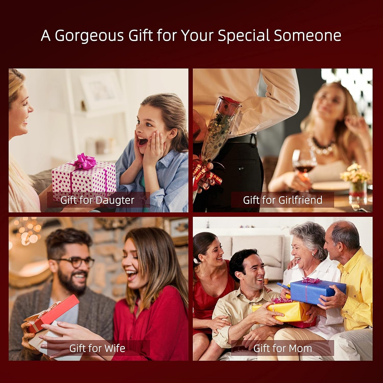 Cross Necklace for Women Sterling Silver Cubic Zirconia Twisted Cross Infinity Open Loop Pendant Gift for Women, 18" Extender