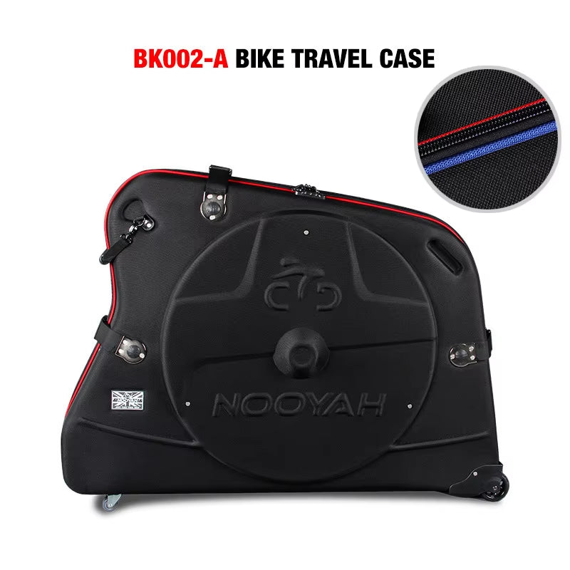 Bike Travel Case EVA Bike Bag for Transport Bicycle EVA Hardshell Bike Accessories Air Transport Bike round Trip Suitcase