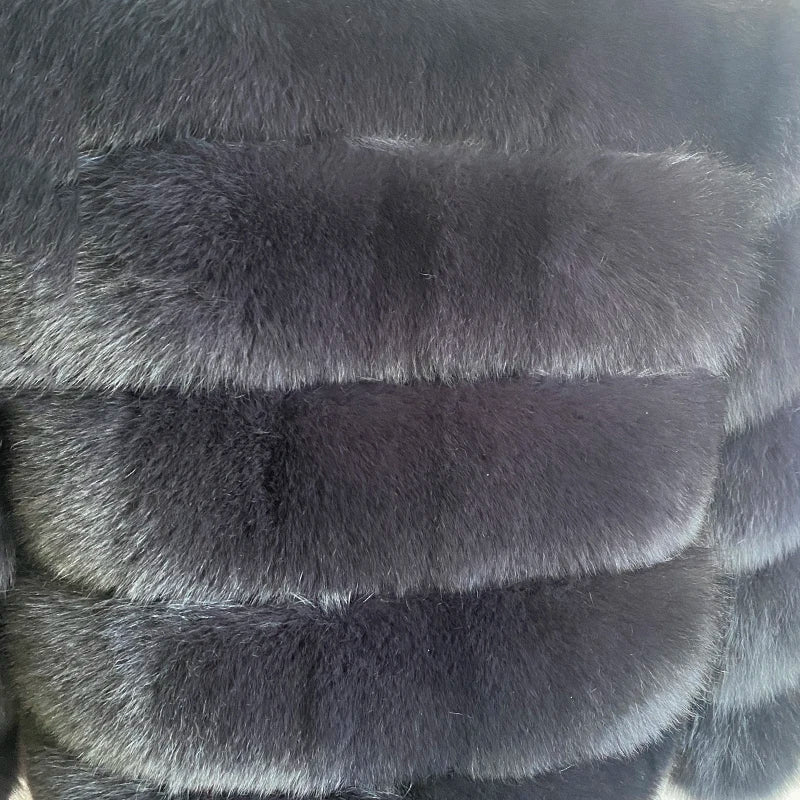 Winter Women's Jacket Real Fox Fur Coat